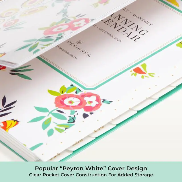 Alt view image 7 of 7 - Blue Sky Day Designer Weekly/Monthly Planner 8x5 White/Floral 2026 BLS103619