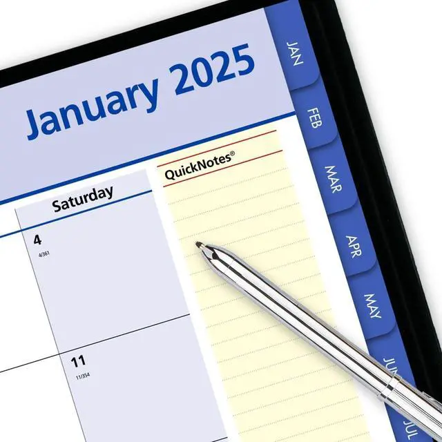 Alt view image 5 of 7 - At-A-Glance QuickNotes Monthly Planner 8.75x7 Black 2026 760805