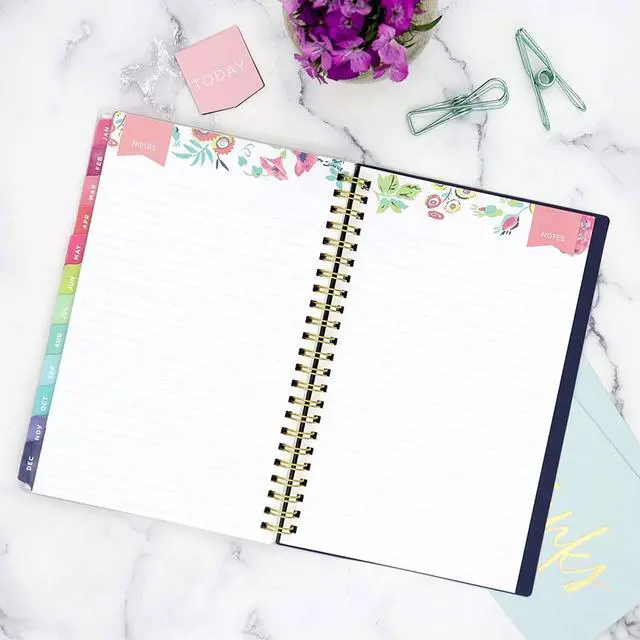 Main image of Blue Sky Day Designer Weekly/monthly Planner 8x5 Navy/floral 2026 Bls103620