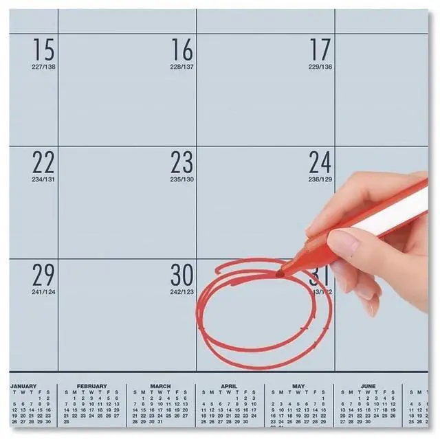 Alt view image 3 of 4 - House of Doolittle Recycled EcoTones Woodland Green Monthly Calendar 22x17 2026