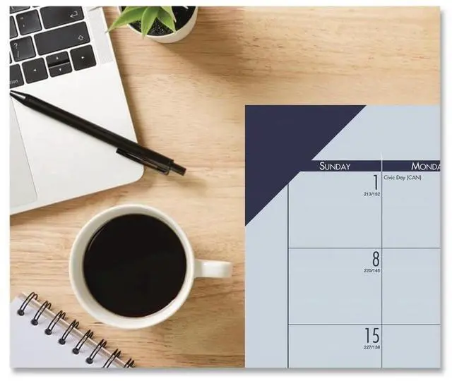 Alt view image 4 of 4 - House of Doolittle Recycled EcoTones Woodland Green Monthly Calendar 22x17 2026