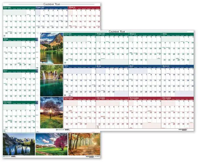 Main image of House of Doolittle Earthscapes Nature Scene Reversible Wall Calendar 18x24 2026