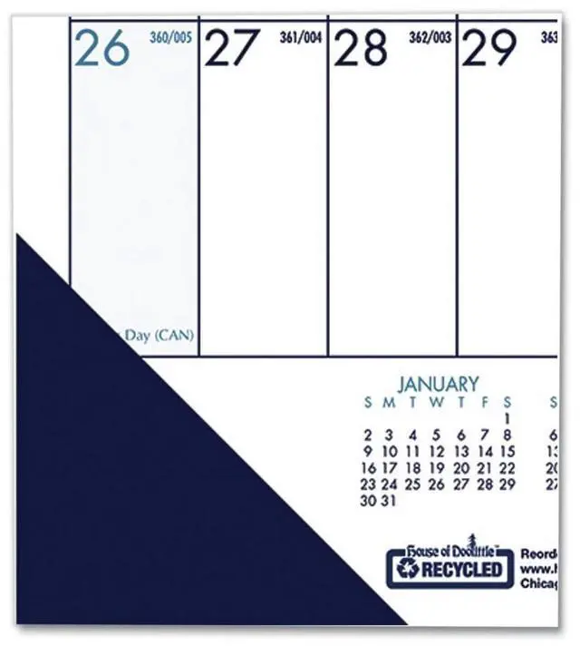 Alt view image 2 of 5 - House of Doolittle Earthscapes Seascapes Desk Pad Calendar 22 x 17 2026