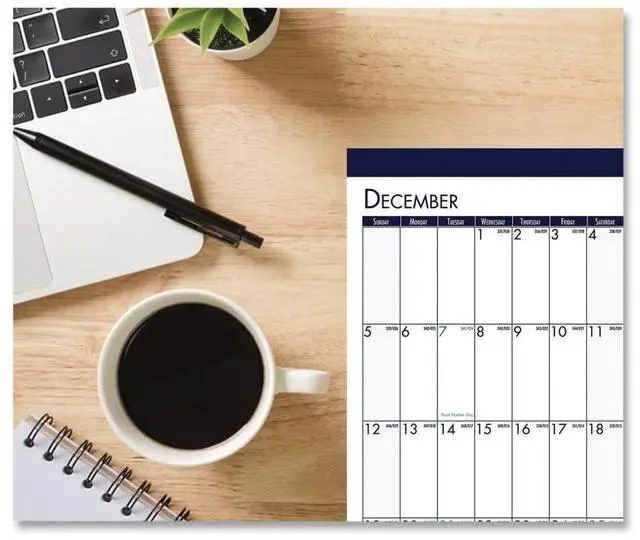 Alt view image 4 of 5 - House of Doolittle Earthscapes Seascapes Desk Pad Calendar 22 x 17 2026