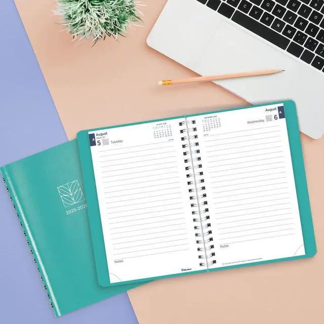 Alt view image 2 of 7 - Blueline Academic Daily/Monthly Planner 5x8 Cloud Blue Aug-July 2025-26 CA201F02