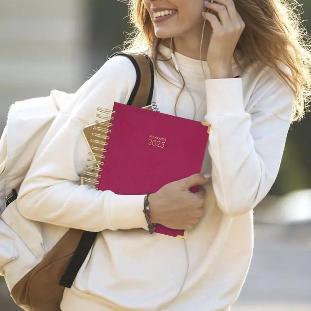 Alt view image 4 of 7 - At-A-Glance Harmony Daily Hardcover Planner 8.75 x 7 Berry 2026 609980659