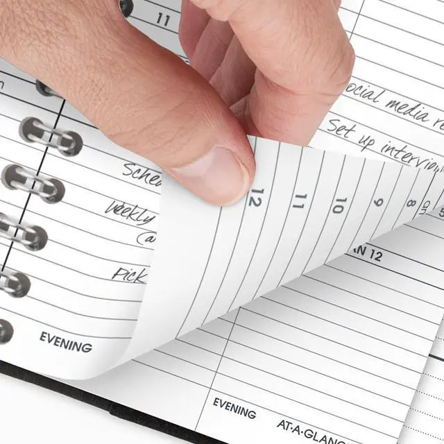 Alt view image 3 of 7 - At-A-Glance Compact Weekly Appointment Book 6 1/4 x 3 1/4 Black 2026 7000805