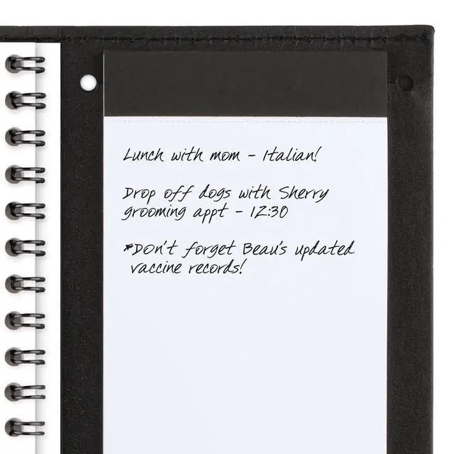 Alt view image 6 of 7 - At-A-Glance Compact Weekly Appointment Book 6 1/4 x 3 1/4 Black 2026 7000805
