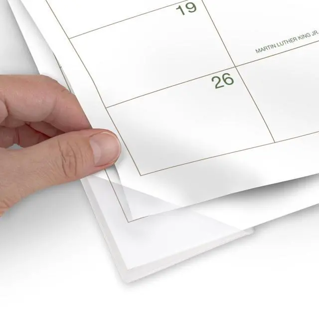 Alt view image 6 of 7 - At-A-Glance Two-Color Desk Pad 22x17 2026