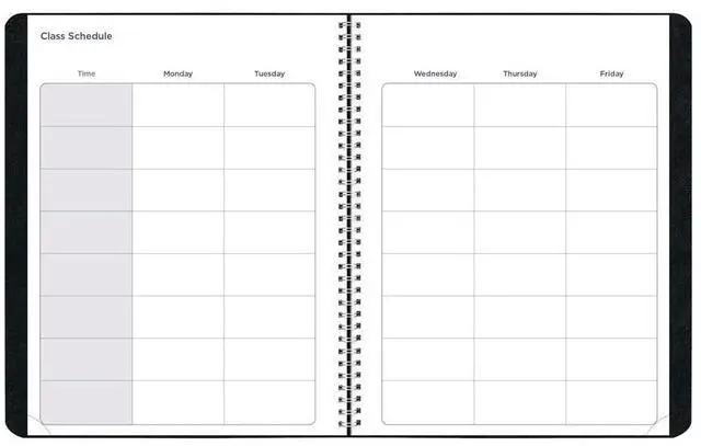 Alt view image 4 of 7 - Blueline Academic Monthly Planner 11 x 8.5 Black 2025 to 2026 CA701BLK
