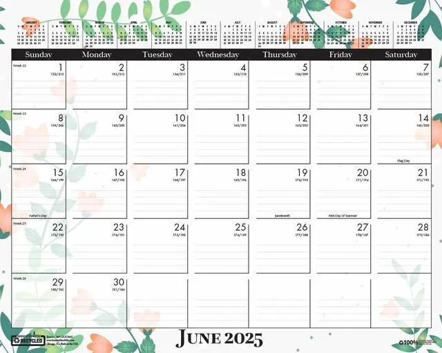 Alt view image 2 of 7 - House of Doolittle Recycled Wild Flower Wall Calendar 15x12 Wild Flowers 2026