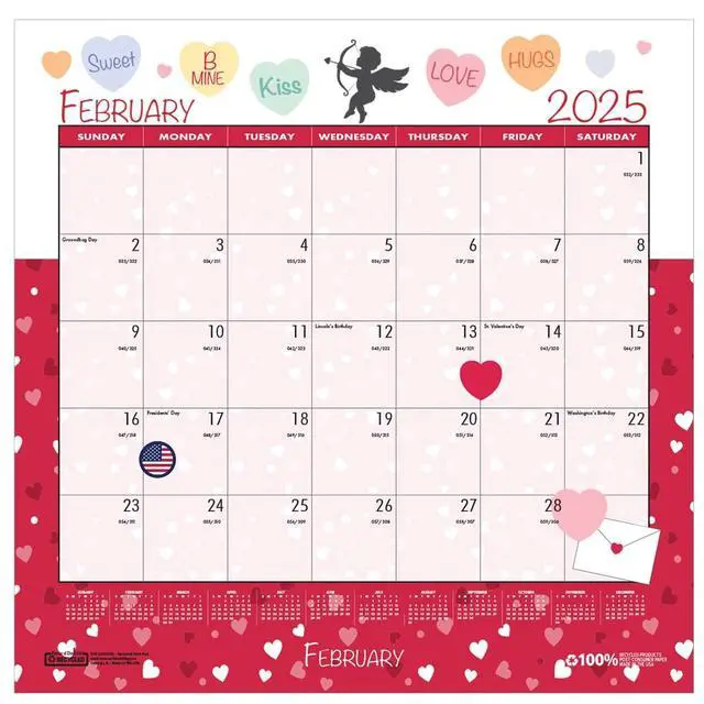 Alt view image 2 of 7 - House of Doolittle 100% Recycled Seasonal Wall Calendar 12 x 12 2026 338
