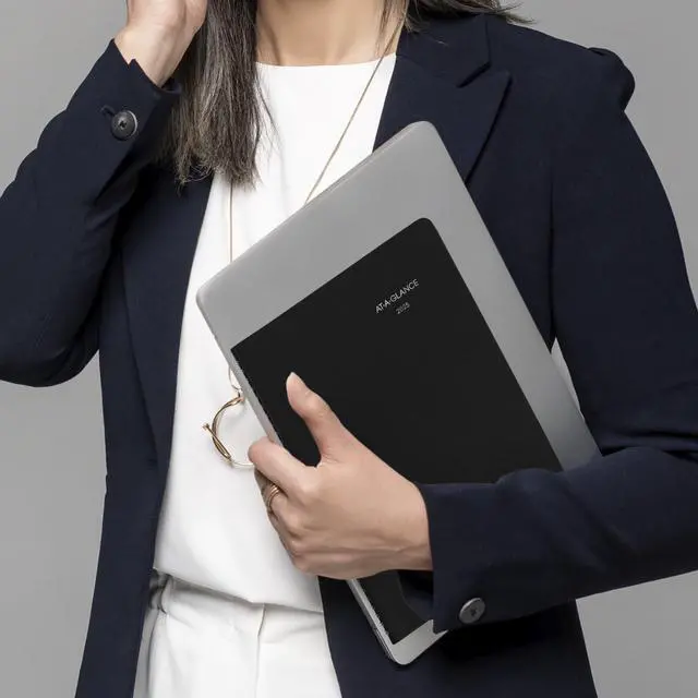 Alt view image 4 of 7 - AT-A-GLANCE® DayMinder® 2026 Weekly Appointment Book Planner, Black, Large, 8" x 11"