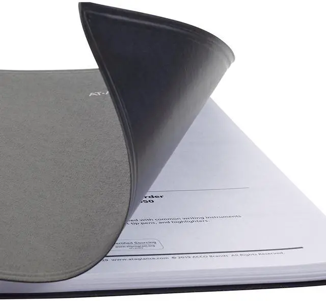 Alt view image 5 of 7 - At-A-Glance Open-Schedule Weekly Appointment Book 8.75x6 7/8 Black 2026 G53500