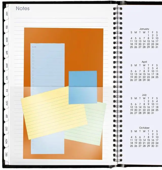 Alt view image 7 of 7 - AT-A-GLANCE® DayMinder® 2026 Monthly Planner, Hardcover, Black, Large, 8" x 11 3/4"