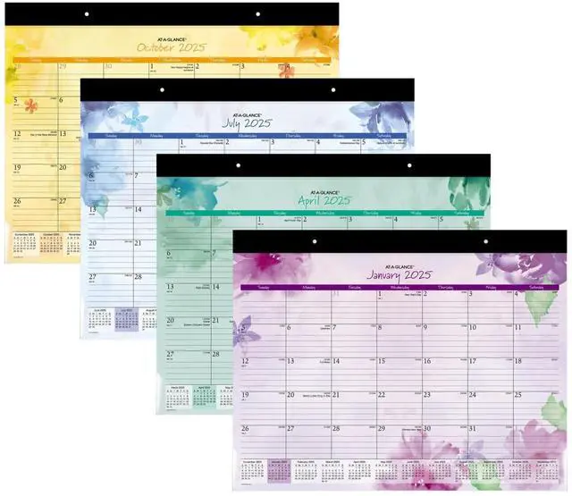 Alt view image 7 of 7 - AT-A-GLANCE® Beautiful Day 2026 Monthly Desk Pad Calendar, Standard, 21 3/4" x 17"