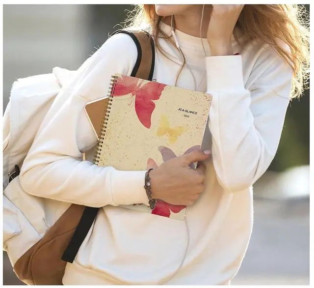 Alt view image 6 of 6 - At-A-Glance Watercolors Weekly/Monthly Planner 11x8.5 Watercolors 2026