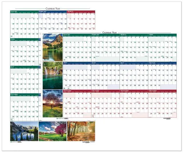 Main image of House of Doolittle Recycled Earthscapes Nature Wall Calendar 24x37 2026 393