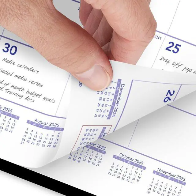 Alt view image 2 of 7 - AT-A-GLANCE® 2026 Monthly Desk Wall Calendar with Jacket, Small, 11" x 8"