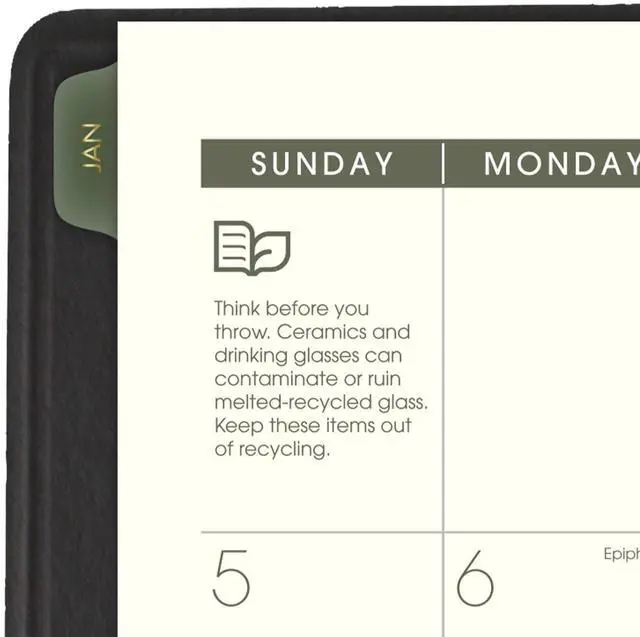 Alt view image 5 of 7 - At-A-Glance Recycled Weekly/Monthly Appointment Book 8x4.88 Black 2026 70100G05