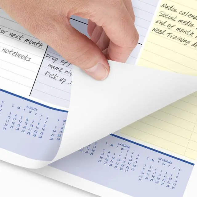 Alt view image 2 of 7 - AT-A-GLANCE® QuickNotes® 2026 Monthly Desk Pad Calendar, Standard, 21 3/4" x 17"