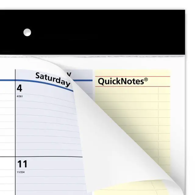 Alt view image 7 of 7 - AT-A-GLANCE® QuickNotes® 2026 Monthly Desk Pad Calendar, Standard, 21 3/4" x 17"