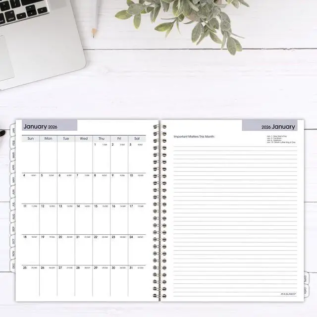 Alt view image 3 of 7 - AT-A-GLANCE® DayMinder® Executive 2026 Weekly Monthly Refill for G545, Medium, 7" x 8 3/4"