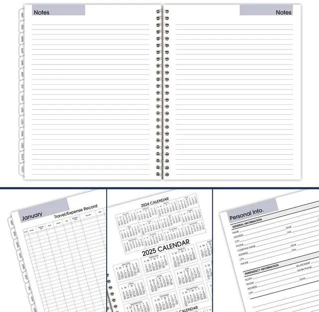 Alt view image 6 of 7 - AT-A-GLANCE® DayMinder® Executive 2026 Weekly Monthly Refill for G545, Medium, 7" x 8 3/4"