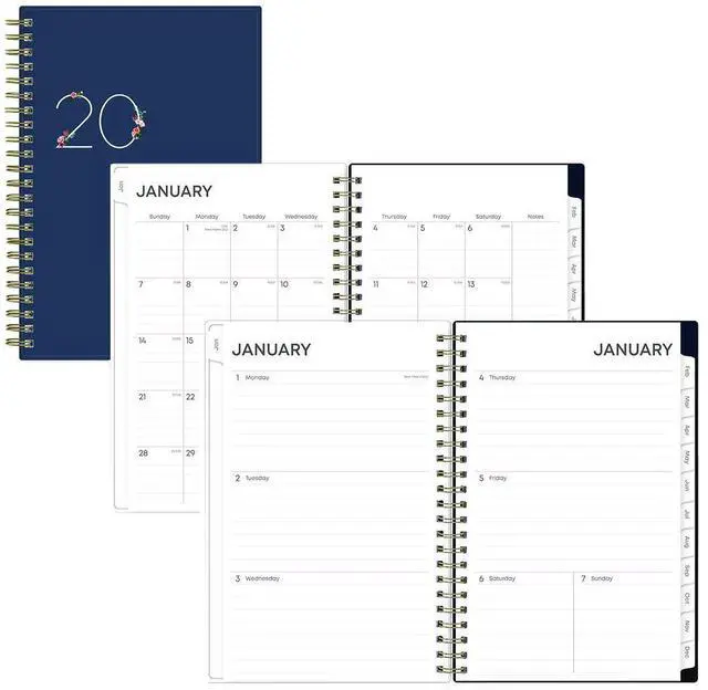 Main image of Blue Sky Ashlyn Weekly/Monthly Planner Floral 8 x 5 2026 BLS143958