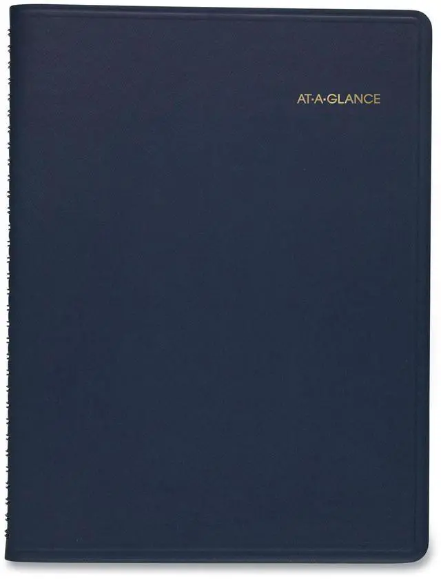 Main image of AT-A-GLANCE® 2026 Weekly Appointment Book Planner, Navy, Large, 8 1/4" x 11"