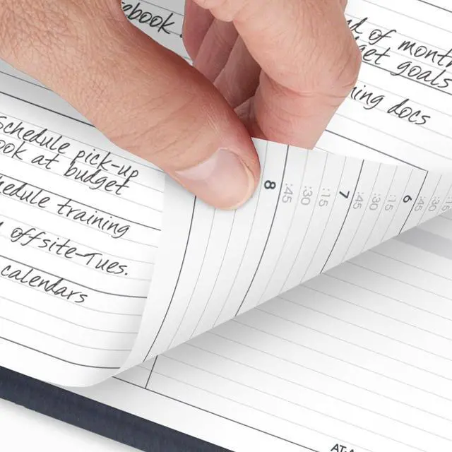 Alt view image 3 of 7 - AT-A-GLANCE® 2026 Weekly Appointment Book Planner, Navy, Large, 8 1/4" x 11"