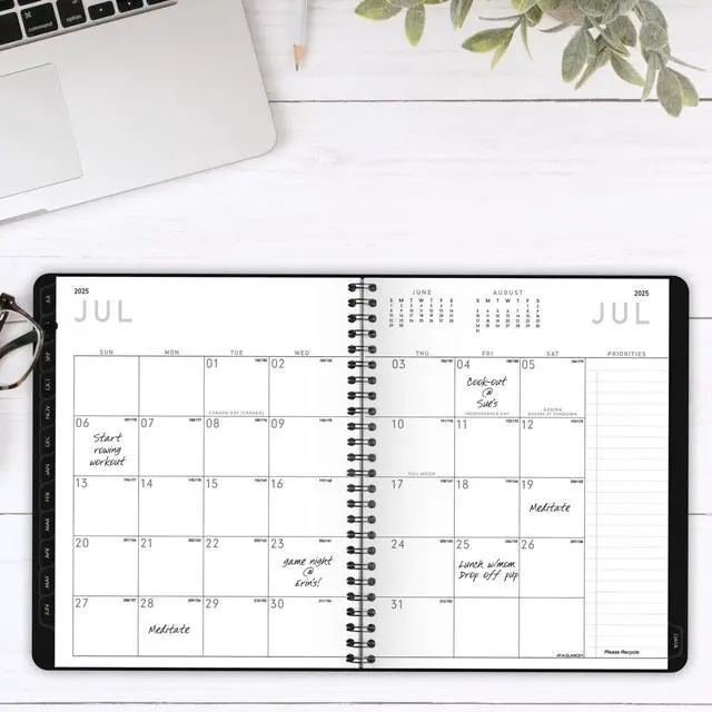 Alt view image 3 of 7 - AT-A-GLANCE Contempo lite Academic Year Weekly/Monthly Planner 8.75x7.87 2025-26
