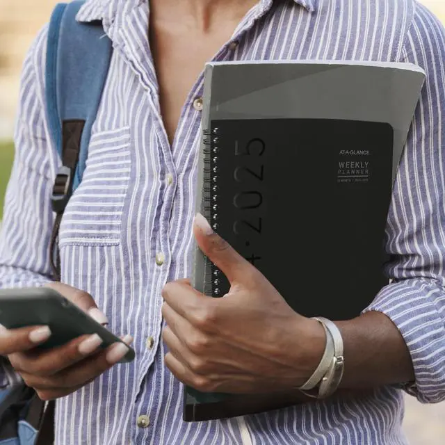 Alt view image 5 of 7 - AT-A-GLANCE Contempo lite Academic Year Weekly/Monthly Planner 8.75x7.87 2025-26