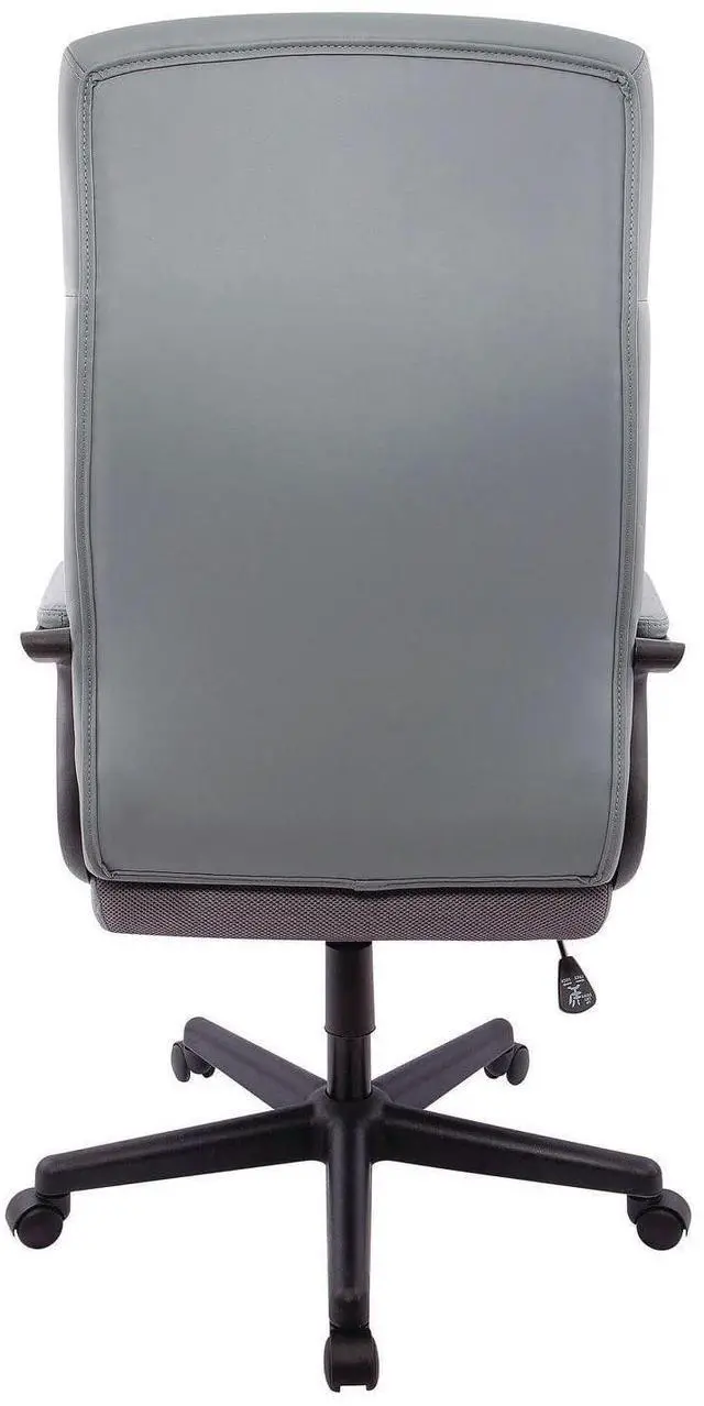 Alt view image 2 of 4 - Alera Oxnam Series High-Back Task Chair Supports Up to 275 lb 17.56 to 21.38 Seat Height Gray Seat Gray Back Black Base ALEON41B49
