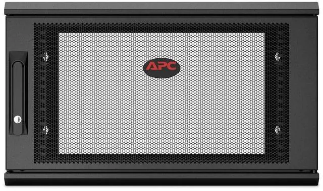 Alt view image 7 of 9 - APC by Schneider Electric NetShelter WX 6U Single Hinged Wall-mount Enclosure