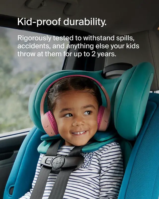 Alt view image 7 of 7 - Belkin SoundForm Mini Wireless On-Ear Headphones for Kids Pink AUD001BTPKV3