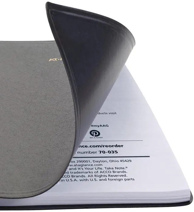 Alt view image 5 of 7 - At-A-Glance Daily Appointment Book with 30-Minute Appointments 8x5 White 2026