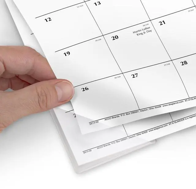 Alt view image 7 of 7 - AT-A-GLANCE® 2026 Monthly Desk Pad Calendar, Compact, 17 3/4" x 11"