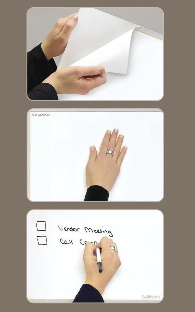 Alt view image 3 of 4 - AT-A-GLANCE® 2026 WallMates Self-Adhesive Dry-Erase Yearly Calendar, Large, 24" x 18"