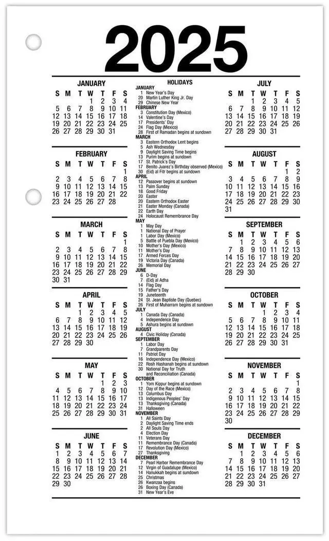 Alt view image 6 of 6 - At-A-Glance Desk Calendar Refill with Tabs 6x3.5 White 2026 E717T50