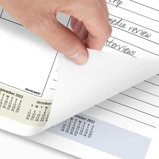 Alt view image 2 of 7 - AT-A-GLANCE® 2026 Panoramic Seascape Monthly Desk Pad, Standard, 21 3/4" x 17"