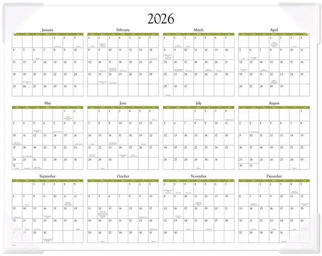 Alt view image 7 of 7 - AT-A-GLANCE® 2026 Panoramic Seascape Monthly Desk Pad, Standard, 21 3/4" x 17"