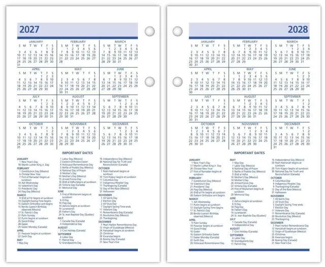 Alt view image 5 of 6 - At-A-Glance QuickNotes Desk Calendar Refill 3.5 x 6 2026 E51750
