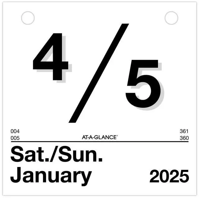 Alt view image 2 of 4 - AT-A-GLANCE® 2026 Today Is" Daily Wall Calendar Refill, Small, 6" x 6"