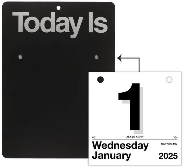 Alt view image 4 of 4 - AT-A-GLANCE® 2026 Today Is" Daily Wall Calendar Refill, Small, 6" x 6"