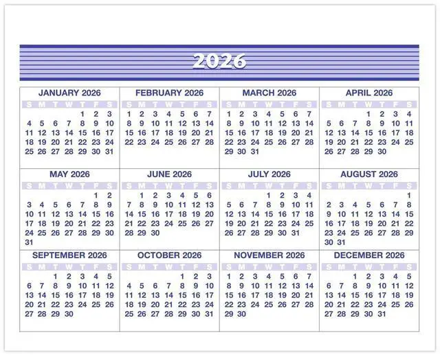 Alt view image 6 of 6 - AT-A-GLANCE® FLIP-A-WEEK® 2026 Weekly Desk Calendar Refill, Small, 5 1/2" x 7"