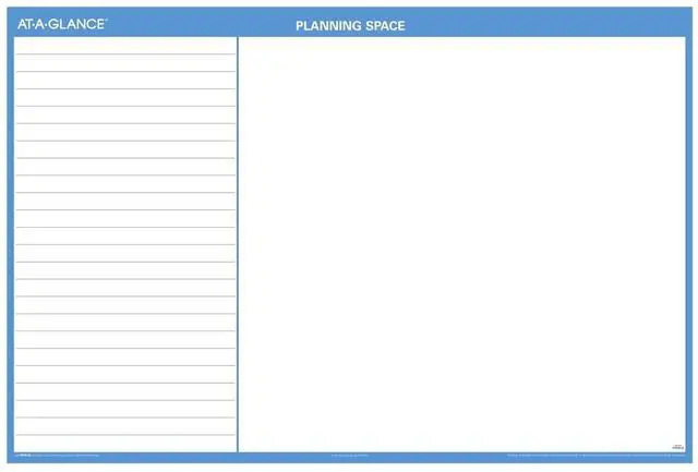 Alt view image 3 of 5 - AT-A-GLANCE® 2026 Horizontal Reversible Erasable Wall Calendar, Extra Large, 48" x 32"