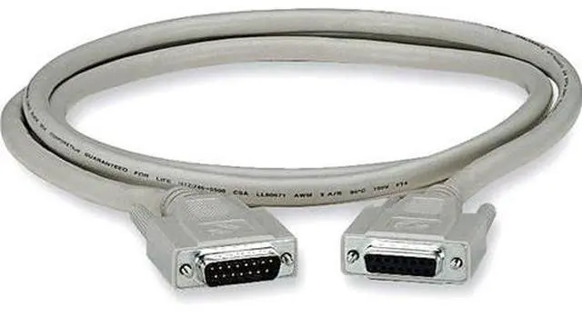Main image of Black Box 25ft DB15 Molded Shielded M/F Data Cable EGM16T0025MF