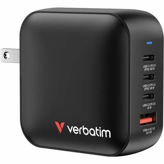 Main image of Verbatim Mini GaN Charger 100W 4 Port