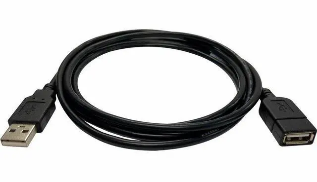 Main image of Black Box USB 2.0 Extension Cable Type-A Male/Female Black 3-ft. 0.9-m